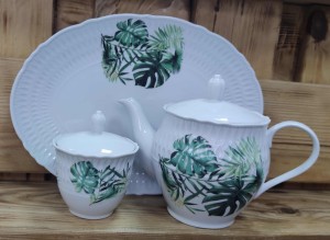 Zestaw 3 elementy Sofia Monstera 