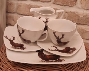 Zestaw prezentowy kwadrat 6 el. Brązowy Byk